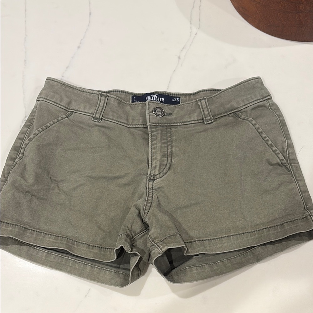 Hollister Green Jean Shorts Classic Style - Vintage
